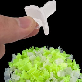 GaiRen 50 PCS Fishing Treble Hook Covers, Protector Bonnets for Fishing Lures 5Sizes 1# 2# 3# 4# 5# (White)