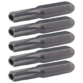 KS Tools 1/4 Inch Classic Bit TX, Bore, 25 mm, TB40, Pack of 5