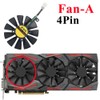 Coolerage 87mm DC12V 0.45A FDC10U12S9-C Graphics Card Cooling Fans for
