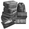 Travel Packing Cubes for Suitcase Organization – 7-Piece Polyester Luggage