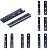 KAIISSA 6 Pair Concealed Headboard Panel Wall Fixing Brackets, Interlocking