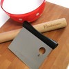 Kerafactum Dough Cutter Dough Scraper Dough Spatula with Ergonomic Handle