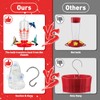 2 in 1 Heated Hummingbird Feeder for Outdoor, 66℉ Constant