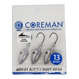 COREMAN(コアマン) ジグヘッド ADH-01 アルカリダートヘッド #001 アンペイント 13g.