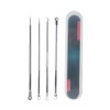 Kiali Blackhead Whitehead Remover Pimple Extractor Tool Set 4pcs