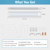 Airand LED Ceiling Light Fixture with Plug 5000k, Triproof LED