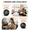 Round Digital Kitchen Timer, Magnetic Countdown Countup Timer with Large