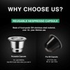 i Cafilas Stainless Steel Coffee Capsule Pod Filter for nespreso