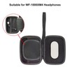 Headphone Case for WF‑1000XM4 Nylon and EVA Protective Wireless Noise