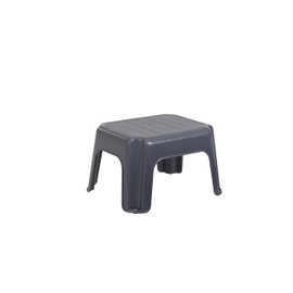 Rubbermaid One-Step Stool Bisque Holds up to 200 Pounds 7" Height Gray Durable Step Stool for Kids/Bathroom/Home/Office/Garage