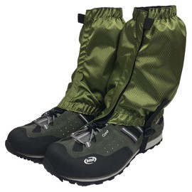 ENN LLC Gator Mountaineering Spats Short Shoe Cover Trekking Waterproof Mud Flaps (Army Green)