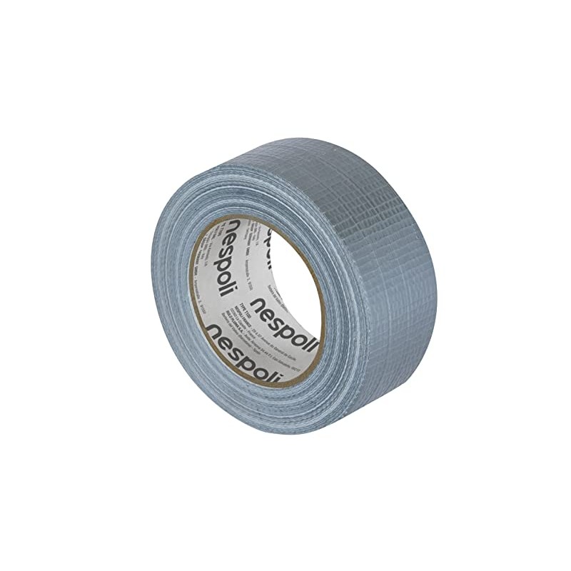 Nespoli Fabric Tape Grey 50 mm x 25 m