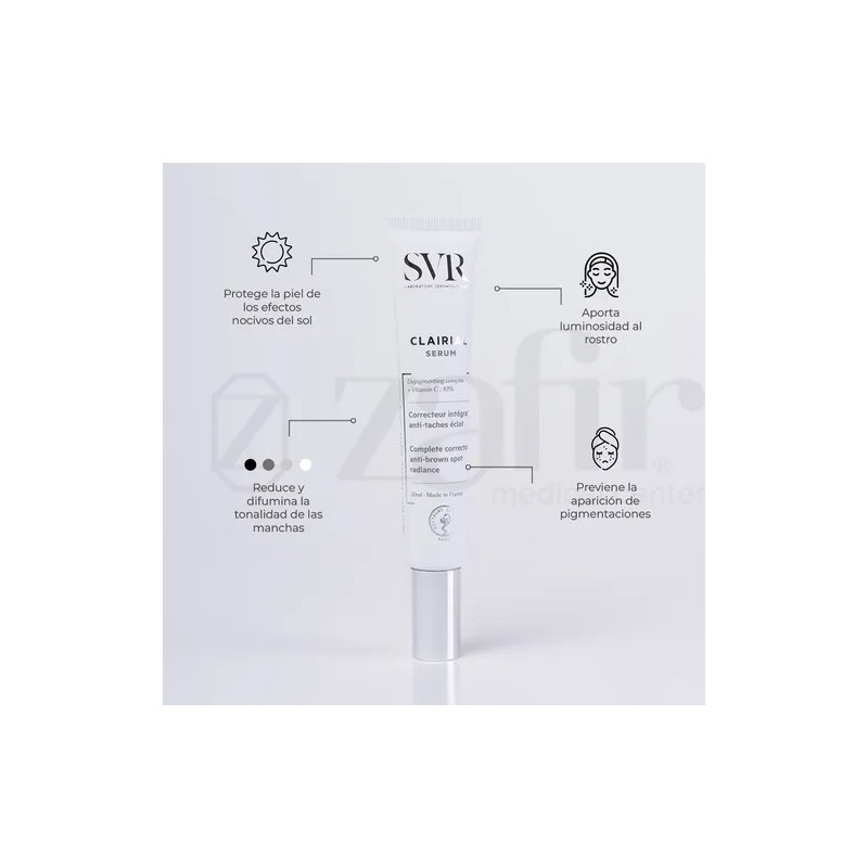 Serum Antimanchas SVR Clairial 30ml Noche Rostro Piel Sensible