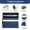 6500 °F Improved Fireproof Wallet with Waterproof Zip for Cash,