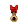BE-TOOL Female Valve 1/2" T Handle Valves Brass Shut-Off Ball