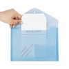 Plastic Popper Wallet Folders, 24 Pack, A5 Document Files Foolscap