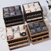 Vellure Jewelry Organizer Drawer – Wooden Velvet Tray for Bracelets