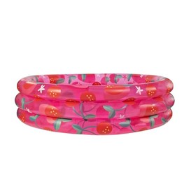 Poolcandy Inflatable Sunning Pools for up to 3 Adults (Strawberries & Cherries Inflatable Sunning Pool)