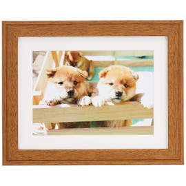 FUJICOLOR 407666 Wooden Picture Frame, YM-9 Cabinet, 2L, Brown