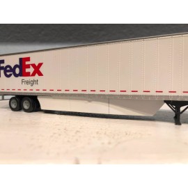 1:64 Trailer Skirts for 53' Aerodynamic Semi Side Skirts detail 3D Printed