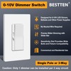 BESTTEN 5 Pack 0-10V LED Dimmer Light Switch, Super Slim