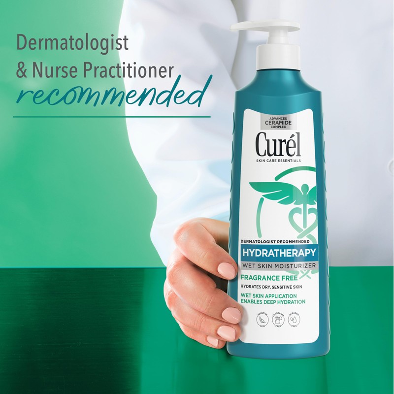Curel Hydra Therapy In Shower Lotion, Wet Skin Moisturizer for