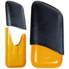 New Cuban Crafters Cuba Leather Cigar Case Black and Yellow