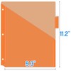 Forvencer 5 Count Dividers with Pockets, 5 Tab Dividers for