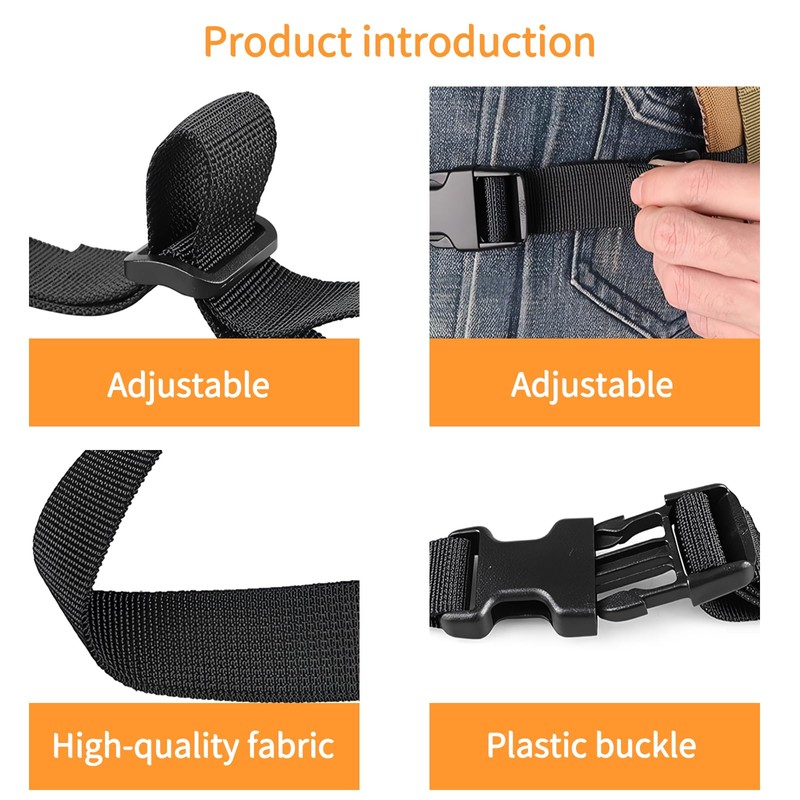 Koprek 2-Pack Adjustable Backpack Chest Strap – Quick Release Sternum