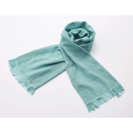 Miyazaki Towel Imabari Scarf 70 Season Series No.22 Light Turquoise