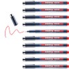 edding 1800 profipen - red - 10 pens - line