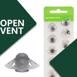 Hearing Aid Domes for Phonak Replacements, Phonak Hearing Aid Domes (Phonak Open Domes Large Size / 2 Packs）, Universal Domes for Phonak Hearing Aid Accessories.
