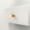 Pidynx 6 Pack Gold Cabinet Knobs 1" Drawer Knobs Aluminum