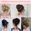 Messy Bun Hair Piece Tousled Updo Hair Extension with Elastic