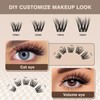 Lash Clusters DIY Lashes Extensions Kit 156pcs Soft Natural Eyelashes