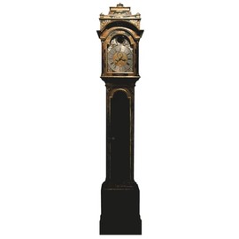 SP12452 1700s Grandfather Clock Cardboard Cutout Standee Standup