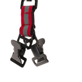 Colcolo Firefighter Glove Strap Work Glove Holder Turnout Gear for Construction for Welding Gloves Lightweight Outdoor Tool, Red