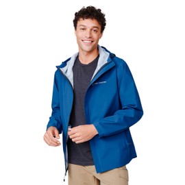 Free Country Men's Hydro Lite X2O Spectator Waterproof Rain Jacket Denim XXL