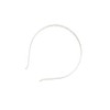 Flat Band Metal Headbands 7 mm Wide - Single Piece