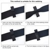 NBEADS 80 Stk. Gurtband-Endclip, 4 Size Adjust Keeper Schnalle Quick