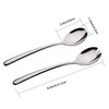 IMEEA® Salad Fork and Spoon Serving Set Stainless Steel 21cm/8.3inch,