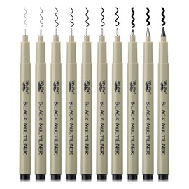 Mr. Pen- Drawing Pens for Artists, 10 Sizes, Black Multiliner, Artist pens, Micro Pens for Drawing, Ink Pens for Drawing, Sketch Pens, Micro Pen, Fineliner Pens, Bible Journaling Pens
