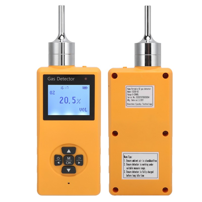 Oxygen Detector Portable High Accuracy Oxygen Analyser Ultra Low Concentration