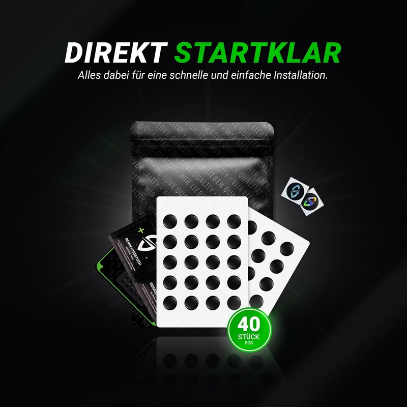 SensoryBoost ADS (d) Dot Skates (x40) Pattini UPE universali, Ø