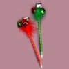 MFUOE 6 Pieces Christmas Pen Christmas Jingle Bell Ballpoint Pen