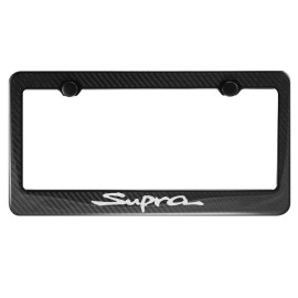 MVP Carbon Fiber License Plate Frame For Supra (Fit Front Only)