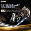 SJVLXHI 3 Stage Exhaust Header Pipe For Coleman Powersports CT200U