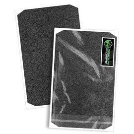 Dragon Grips Black Rubber Grip Tape - 25 Precut 1" Hex Griptape Stickers (Pack of 2), Non-Slip Adhesive for Cell Phones, Controllers, Guns, and Mouse Grip Tape, Rubberized Durable Texture, Made in USA