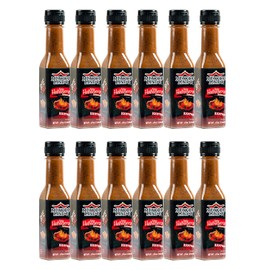 Mexico Lindo Habanero Hot Sauce Xxxtra Hot | 83,200 Scoville Level | Mix of Habanero, Tatemados & Spices | Perfect for Quesadillas, Soups & Nachos | 5 Fl Oz Bottles (Pack of 12)