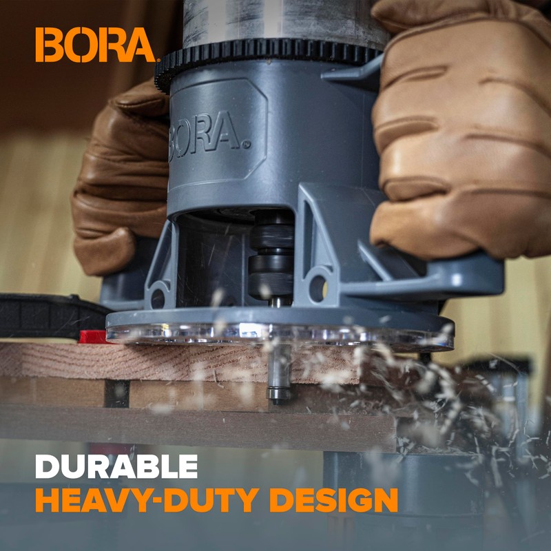 BORA Tools PM-6210 Fixed Router Base for Bora Router Motor